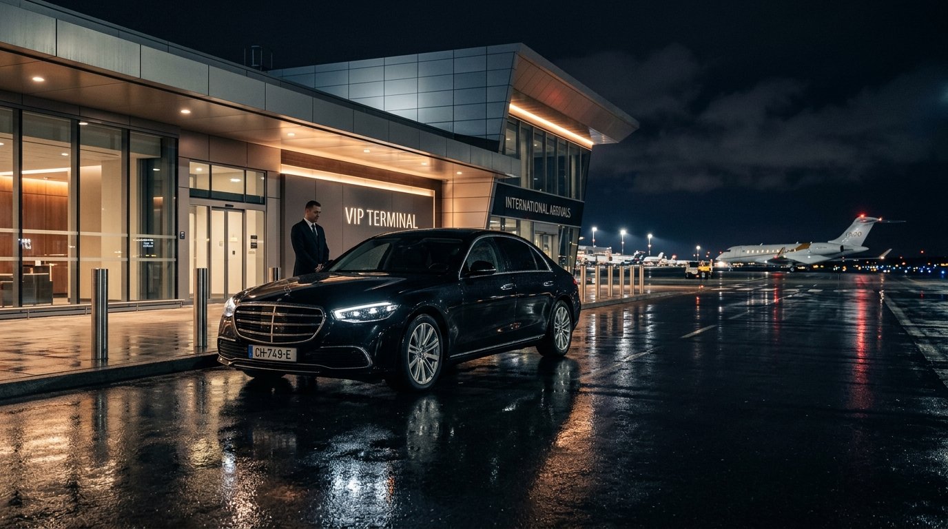 ليموزين المطارات VIP واستقبال كبار الضيوف